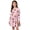 Hot Pink-B, variant on Valentine Dress For Girls Crew Neck Long Sleeve Cute Print Midi Dresses Holiday Casual Trendy Clothes (13-14 Years, Hot Pink)