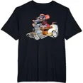 thumbnail image 1 of Rat Rod Drag Racing Old School Cars Rat on Top Hot Rod Gift T-Shirt, 1 of 4