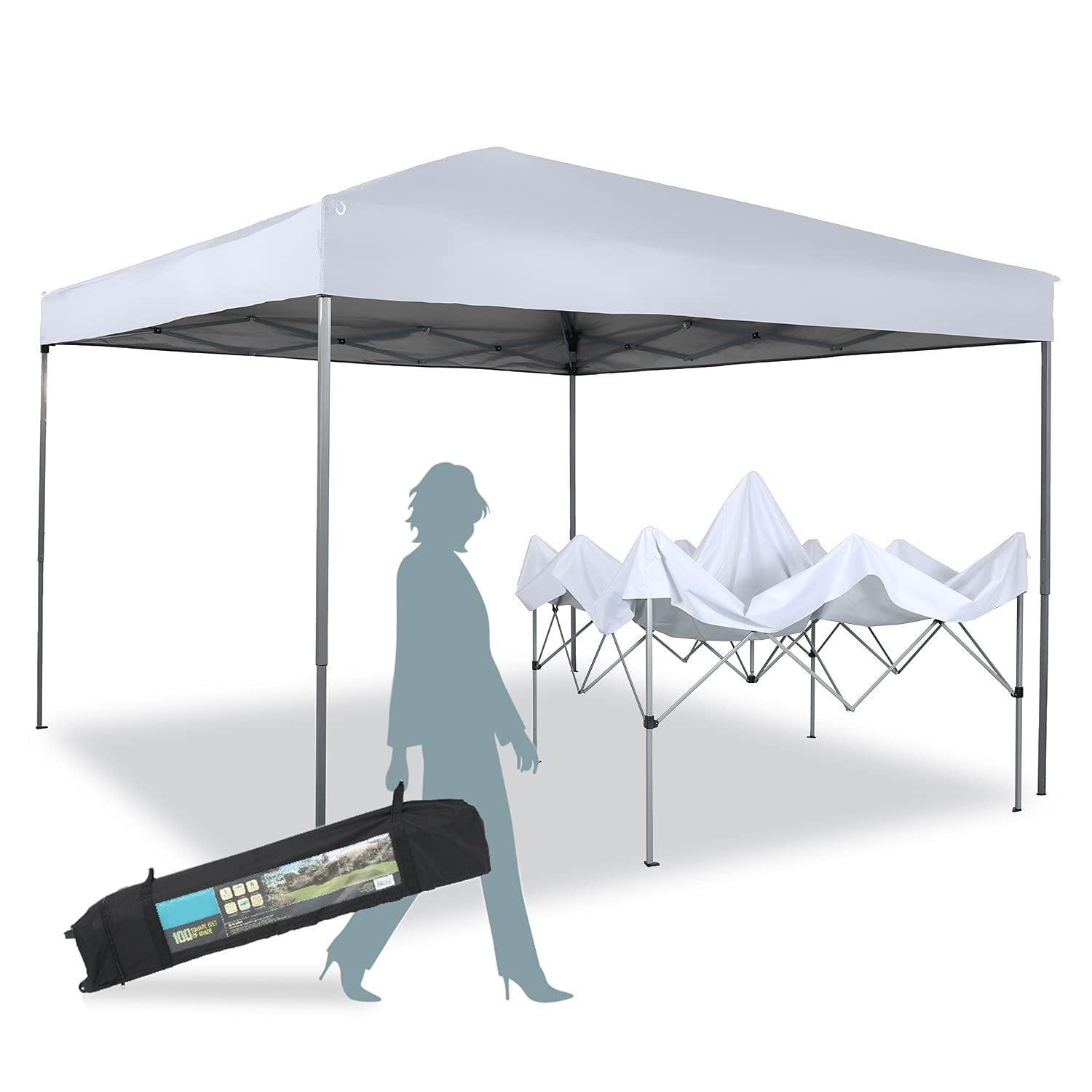 Canopy Tent Outdoor Canopy Party Shade 10 X 10ft Portable Pop Up Canopy 