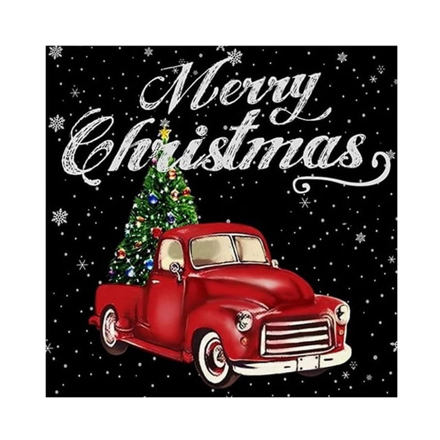 Cuadros Decorativos 5D DIY Navidad coche diamante imagen resina arte completo redondo Rhinestone pintura DQrwqpou Nuevos Originales