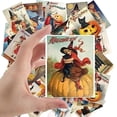 thumbnail image 2 of 24Pieces Halloween Greeting Cards Set Vintage Halloween Postcard for Halloween Party Celebration Greeting Card Supplies, 2 of 4