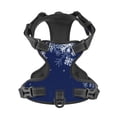 thumbnail image 4 of Lsque Christmas Blue Dog Harness, No-Pull Pet Harness with 2 Leash Clips, Adjustable Soft Padded Dog Vest with Easy Control Handle for Large Dogs-X-Large, 4 of 9