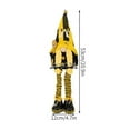 thumbnail image 3 of ​Expandable Bumblebee Gnome Decor - 15" to 21" Foldable Yellow Christmas Decoration with Storage Bag, Indoor/Outdoor Holiday​​ Yellow, 3 of 6