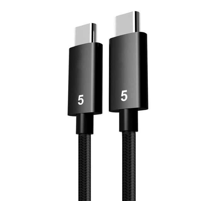Type C Data Wire USB 4 Coaxial Cable 80Gbps Data Transfer 16K 60Hz Braided Cord Multiple Length Option