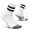 White, variant on Feetures Elite Light Cushion Mini Crew Sock - Sport Sock with Targeted Compression - Off-White, L (1 Pair)