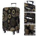 thumbnail image 5 of Black Gothic Sun Moon Pattern Luggage Cover Fashion Suitcase Cover Baggage Covers Fit 25-28 Inch Luggage (Go Travel), 5 of 5