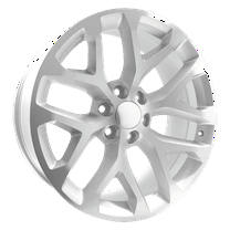 Performance Replicas Cast Aluminum Wheel PR177 20x9 6x5.5 SLV MACH 24mm, 177SM-295824