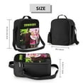 thumbnail image 2 of Zombio Character Lunch Bag Portable Insulation Lunch Box Multifunctional Reusable Tote Bag for Office Work Picnic Unisex, 2 of 8