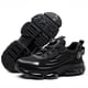 thumbnail image 3 of Zapatos de punta de acero para hombres zapatos de seguridad livianos sin deslizamiento zapatos de trabajo cómodo, 3 of 9