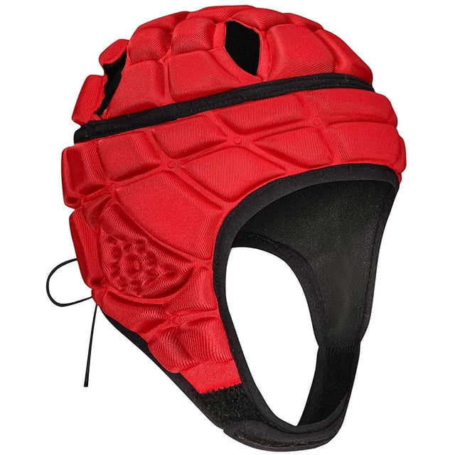 Soft Shell Protective Headgear Rugby Headguards Padded Gear Adjustable Padding Helmet for Soccer Goalie Football Youth Kids