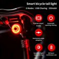thumbnail image 4 of QJUHUNG 1 Set Of USB Rechargeable Bicycle Tail Light - LED Smart Brake Sensor - Perfect For MTB & Road Bikes, 4 of 7