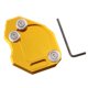 thumbnail image 5 of Soporte Lateral de piezaza Montajee De Apoyo De Almohadilla De 80 Mm Estacionamiento Para F800GS 2008-2015 Motos Oro Yotijar Almohadilla de soporte de pie para motocicleta, 5 of 7