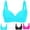 Black, variant on JSGEK Womens Underwire Bikini Top Padded Design Breathable Fabric Relaxed Silhouette for Water Activities Pink XL