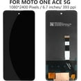 thumbnail image 3 of for Motorola Moto One 5G Ace Screen Replacement One 5G Ace LCD with Frame XT2113 XT2113-1 XT2113-2 XT2113-5 XT2113-3 Digitizer Touch Screen Display Assembly Kit (Not for One 5G UW & G 5G), 3 of 8