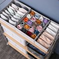 thumbnail image 2 of Hongchun 3-Piece Underwear Storage Box for Underwear, Bra, Socks (Gray), 2 of 3