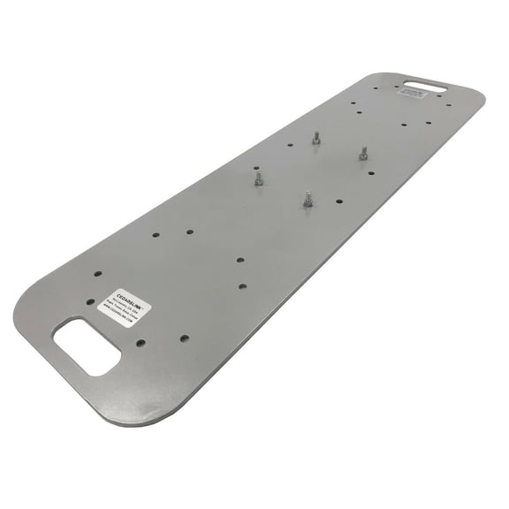 11"X39" Aluminum Base Plate/Top For Bolt Style LK-STA Cedarslink 8"x8" Trussing