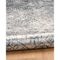 thumbnail image 5 of Contemporary Home Living 3.25' x 5' Tribal Lattice Area Throw Rug - Gray and Blue, 5 of 7