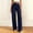 Navy, variant on Dress Pants Women Straight Leg Business Casual Pants Elastic Waist Work Trousers office Slacks with Pockets Khaki XL(XL)
