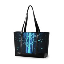FORMRS Laptop Tote Bag for Women with 15.6" Computer Compartments Handbag, Blue Tree