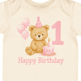 thumbnail image 4 of Inktastic Cute Teddy Bear 1st Birthday Party Boys or Girls Baby Bodysuit, 4 of 5