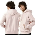 thumbnail image 2 of Champion Unisex Reverse Weave Hooded Sweatshirt 82/18 Cotton/Polyester Fleece Pullover Plain Comfy Hoodie (White, M), 2 of 7