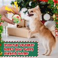 thumbnail image 3 of Pelotas de tenis Christmas Squeaky para perros Sosation, paquete de 60, 3 of 6