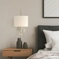 thumbnail image 4 of Hunter - Horizon 1-light Brushed Nickel, Medium Size Sconce Light, Dimmable, Modern Style, Sconce Shaped, for Bedrooms, Dining, Living Rooms - 48178, 4 of 10