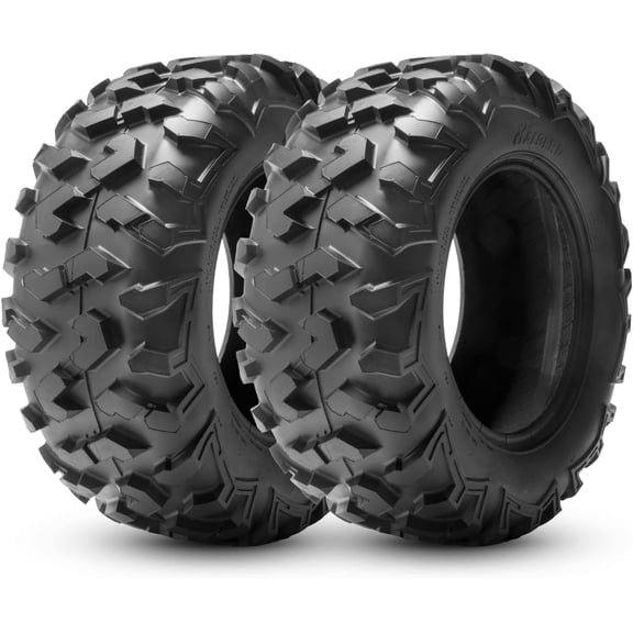 HALBERD 25x11-10 6PR ATV/UTV Tires 25x11x10 Replacement Trail Sand Off-Road TireTires Fit Polaris Set 2