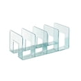 thumbnail image 2 of Bcylexb Desktop File Holders with 4 Slots, Vertical Document Organizer with Wide Sturdy Base Office Desk Book Stand for Sorting Magazines Papers Files, 2 of 6