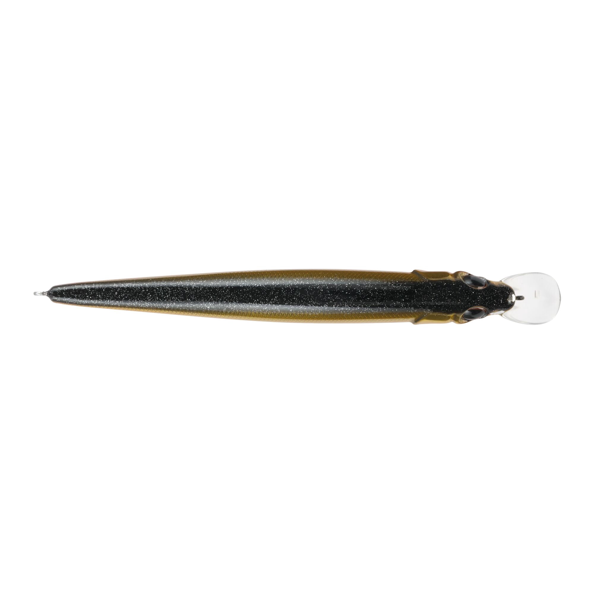 Berkley Stunna, 3 in, Jerkbaits, Black Gold (1 Count)