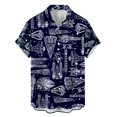 thumbnail image 1 of Camisa de bolos Wihnsinop para hombre, dibujo a máquina aeroespacial, 1 of 3