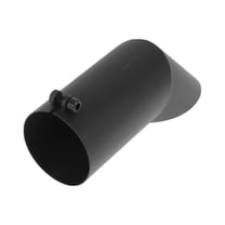 Unique Bargains 3.1" ID Inlet T304 Stainless Steel Turn Down Exhaust Tip 9.1" Overall Length