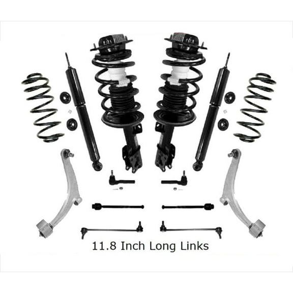 Complete Struts Assembly   Shocks & Coil Springs & Control Arms For 08-10 Malibu