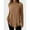 *Brown, variant on ClodeEU Womens Fall Tunic Tops，Turtleneck Lightweight Sweaters ， Long Sleeve Shirts，Asymmetrical Hem Top Army Green,Womens Plus L