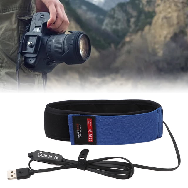 Calentador de Lentes USB, Calentador de Lentes para Cámara DSLR Y Telescopio, Calentador de Lentes Antivaho 3 temperaturas Ajustables USB Gancho y Bucle Calentador de Lentes para