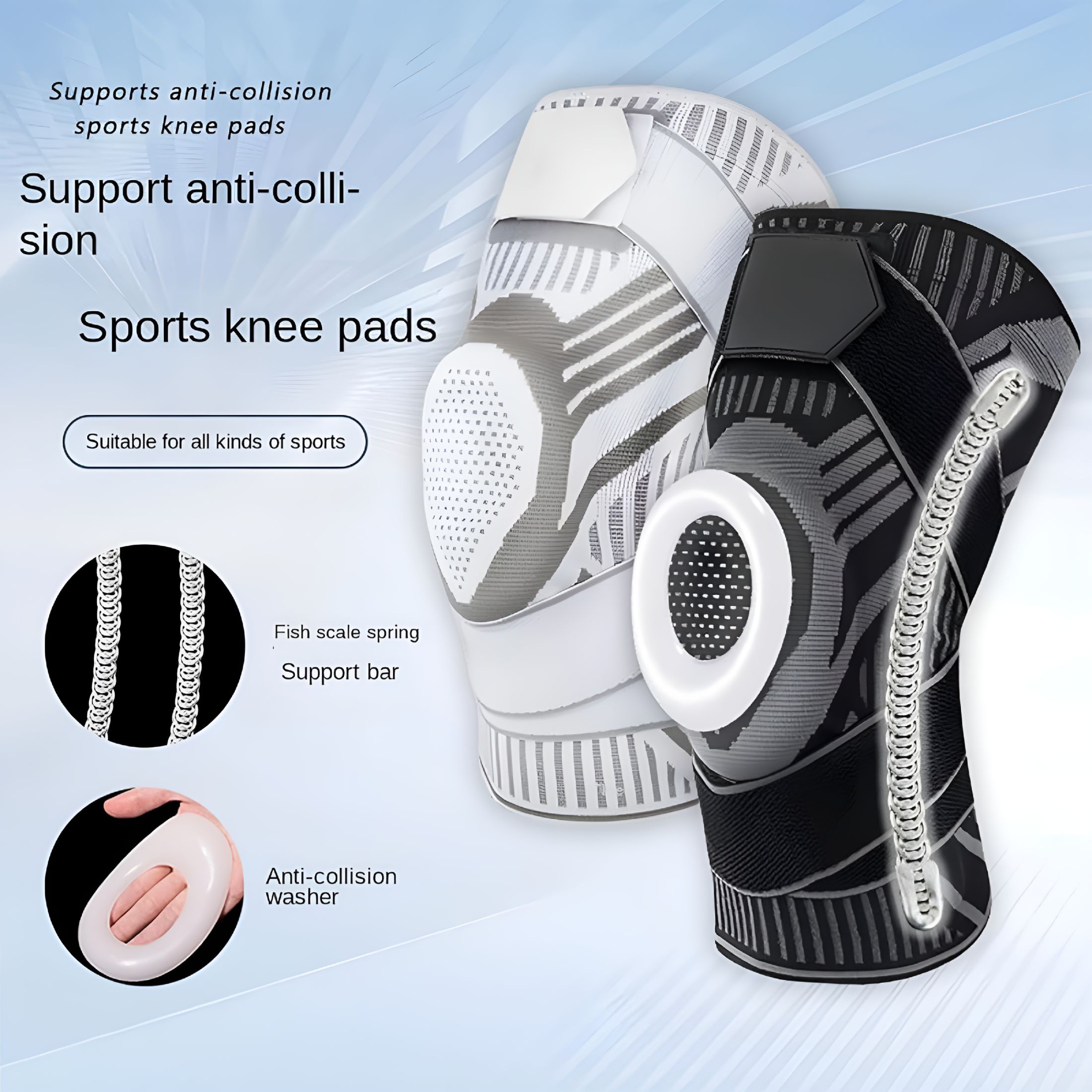 XIRQI 2026 New Knee Braces for Knee Pain,Relieve Knee Sleeve Bone on Bone,Ultra Knee Elite for Women,Knee Brace,Compression Knee Pads Knee Support for Runner,Workout(White,Xl)