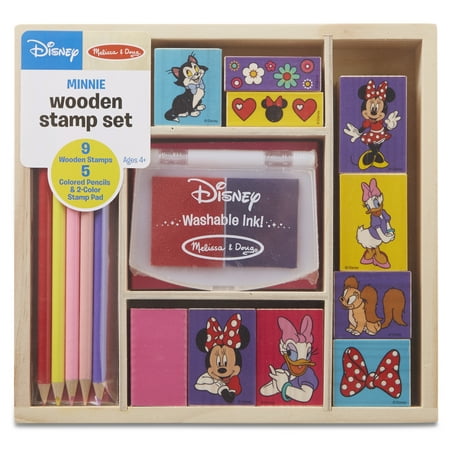 Melissa & Doug Stamp-a-scene Stamp Set: Rain Forest - 20 Wooden Stamps, 5  Colored Pencils, And 2-color Stamp Pad : Target