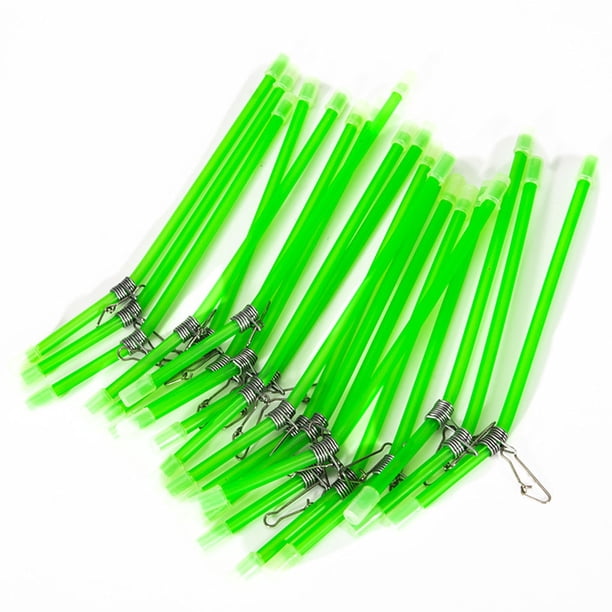 Sonducket Conector de 20 piezas, tubo de pluma de equilibrio, accesorios portátiles útiles, aparejos de aparejo, accesorios, suministros de Pescar Verde/Metal