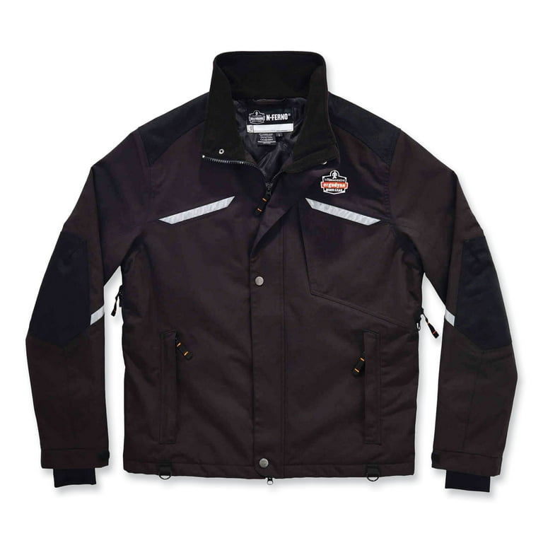 N-Ferno 6466 Thermal Jacket with 500D Nylon Shell, X-Large, Black, Ships in 1-3 Business Days