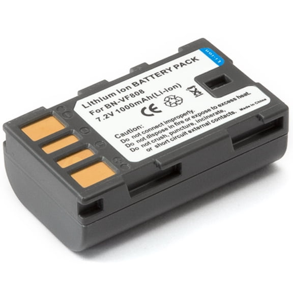 Battery for JVC BN-VF808U GZ-MS120 GZ-HD7 GZ-HD7US GZ-HM200 GZ-HM200B GZ-HM200R GZ-MG330 GZ-MG330A