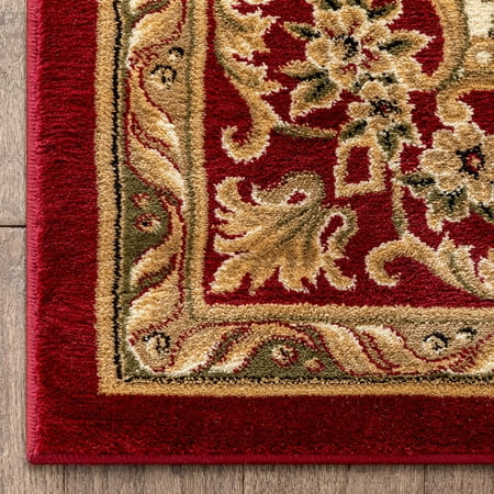 Photo 1 of Well Woven Timeless Le Petit Palais Medallion Oriental Red 9'3" x 12'6" Area Rug