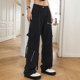 thumbnail image 3 of Pantalones cargo de mujer con bolsillos bajos - Cintura elástica, corte holgado informal, pantalones deportivos, tejido de alta calidad, tallas M-XXXL, para todas las estaciones, 3 of 6