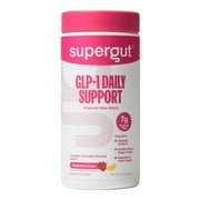 Supergut GLP-1 Daily Support Raspberry Lemon Prebiotic Fiber Blend for Metabolism Support & Digestive Health, 6.2oz, 18 Servings