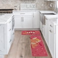 thumbnail image 4 of Pink Cupid Love Heart Valentine''s Day Kitchen Mats Set of 2, Home Decor Low-Profile Kitchen Rugs for Floor - 17x29 and 17x47 Inch, 4 of 6