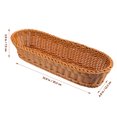 thumbnail image 2 of unbranded Organizador Tejido Marrón Multiusos Para Almacenar Pan Y Snacks En Cocina, 2 of 6