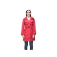 thumbnail image 4 of Nobis Justice Trench - Women's, Red, Large, 4 of 4