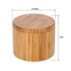 thumbnail image 2 of Caja de almacenamiento de especias, recipiente para sal, tarro de especias de madera, caja de almacenamiento de bambú natural con tapa giratoria magnética para almacenar especias de cocina, 2 of 5