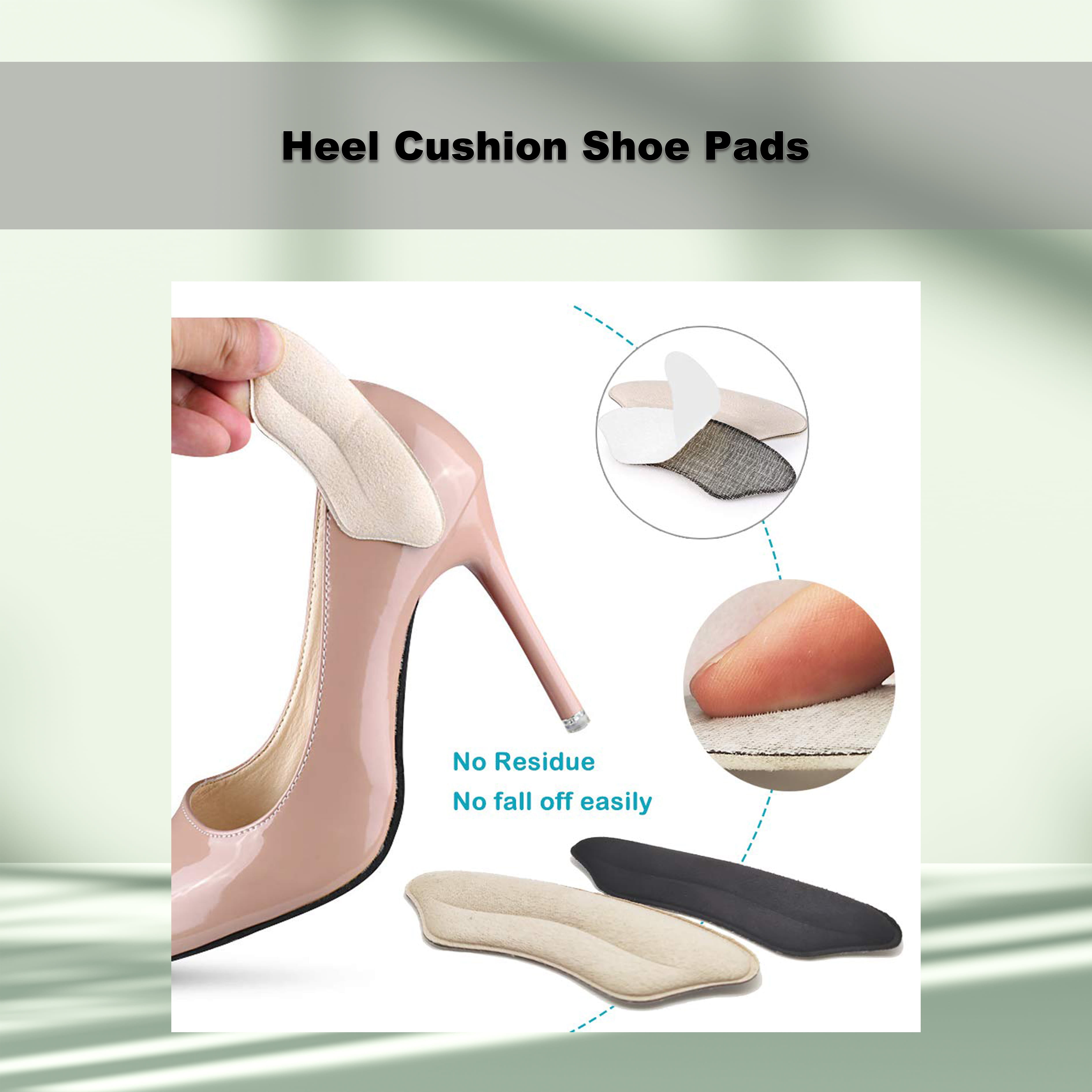 Combo Self-Adhesive Heel Grips Liner Cushion Inserts for Loose Shoes Heel  Pads Snugs for Shoe & Height Increase Insoles Shoe for Men Fit and Comfort, Shoe Bite Protector for Women Prevent Heel Slip