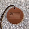 thumbnail image 1 of Ambientador de cuero para auto Air Flair, bandera Old Glory, 1 of 2