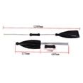 thumbnail image 4 of 1 Pair Paddle Durable Oar Lightweight for Floating Surfing Packable Carbon Fiber, 4 of 8